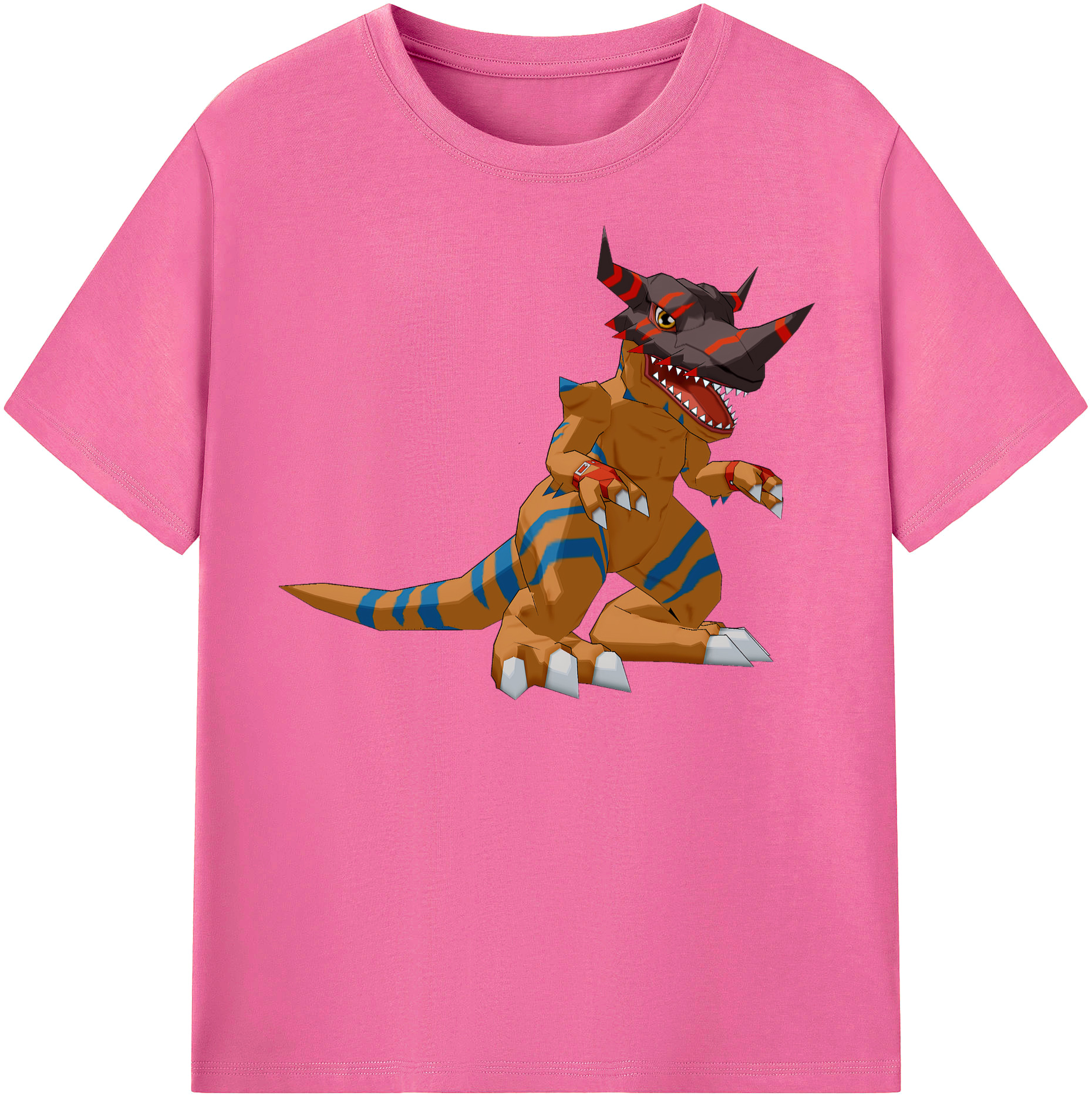 （画像用） Digimon デジタルモンスター/デジモン レディースカジュアルプリントTシャツ（綿100％）